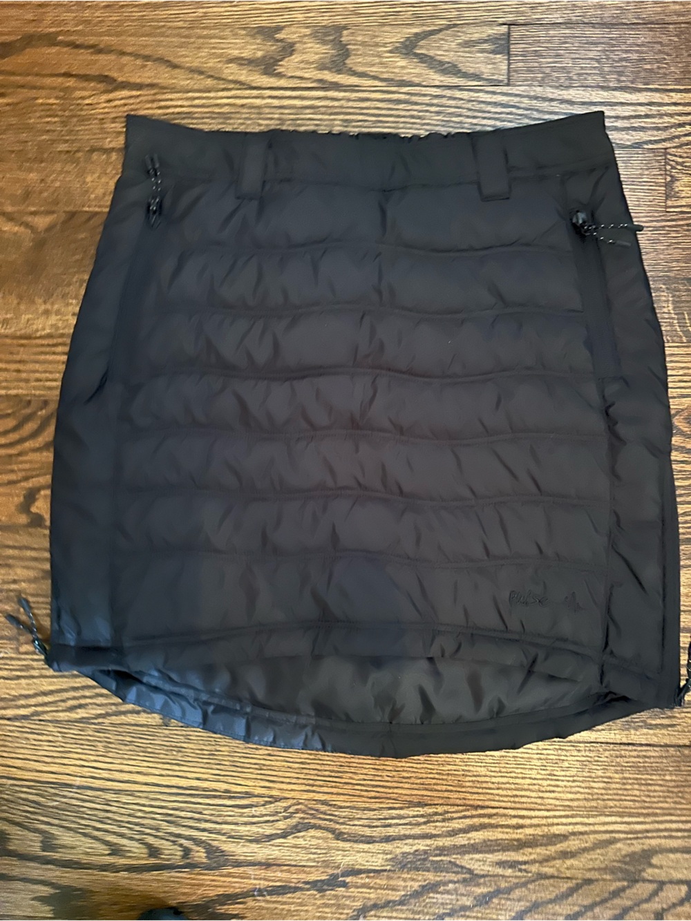 Pulse Black Quilted Skirt